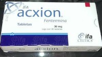 Ifa acxion- fentermina de 30 mg 30 tabs